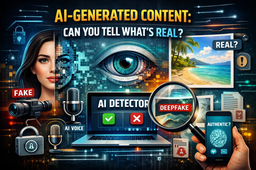 AI-Generated Content Is Everywhere: Why You’ll Soon Need Web Tools to Know What’s Real AI image